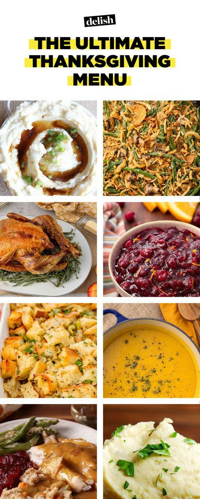 Thanksgiving Dinner Menu Ideas
 40 Traditional Thanksgiving Dinner Menu and Recipes