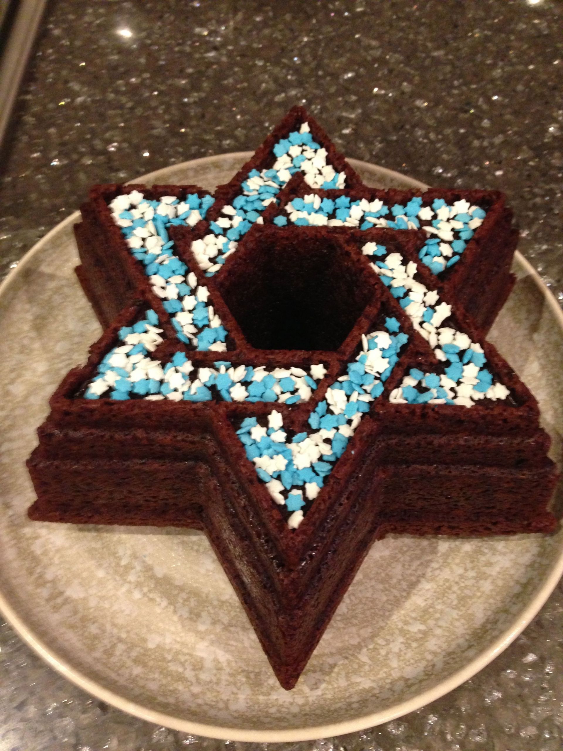 Traditional Hanukkah Desserts
 star of david cake for Hanukkah Hanukkah