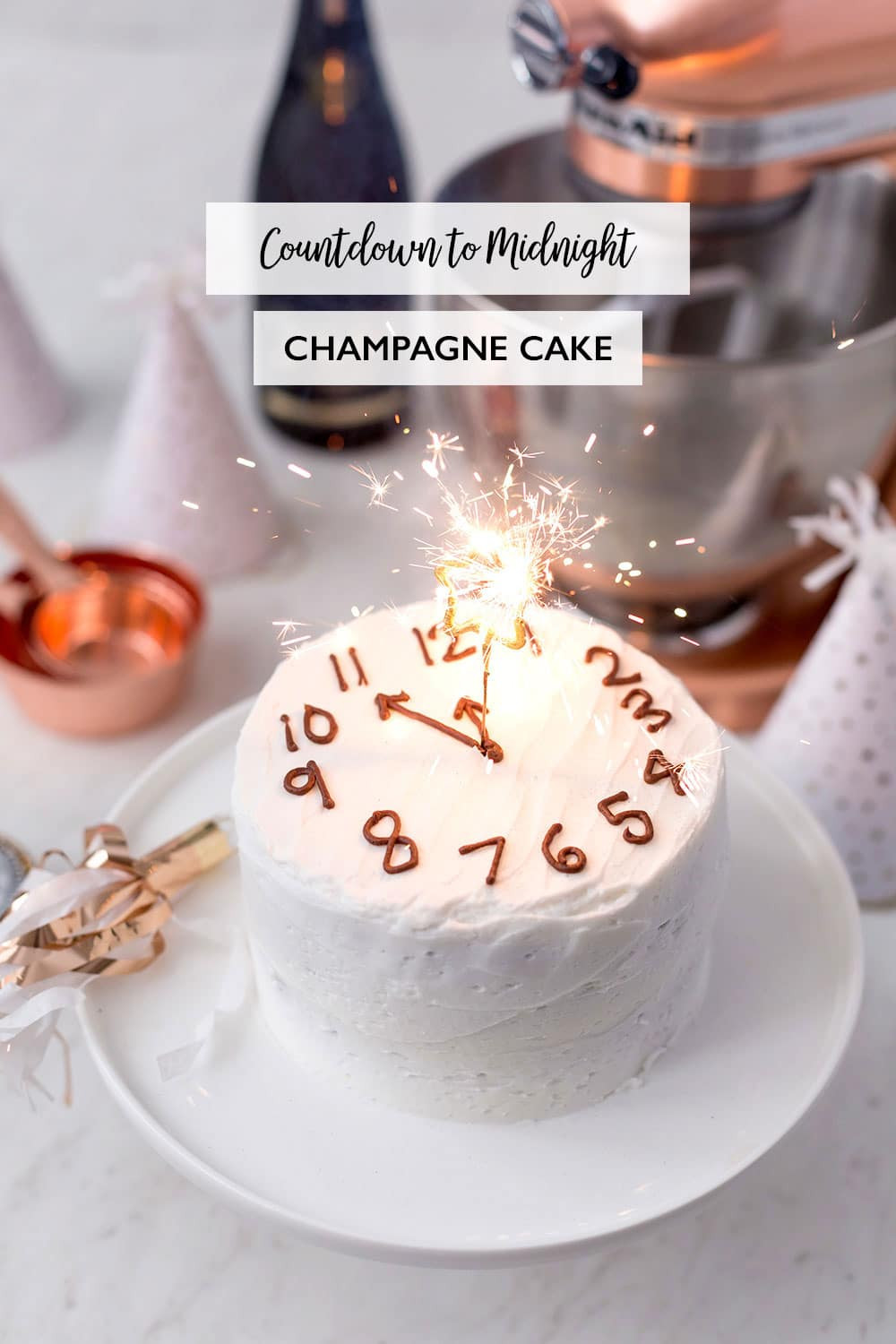 Traditional New Year'S Day Desserts
 Countdown to Midnight Champagne Cake
