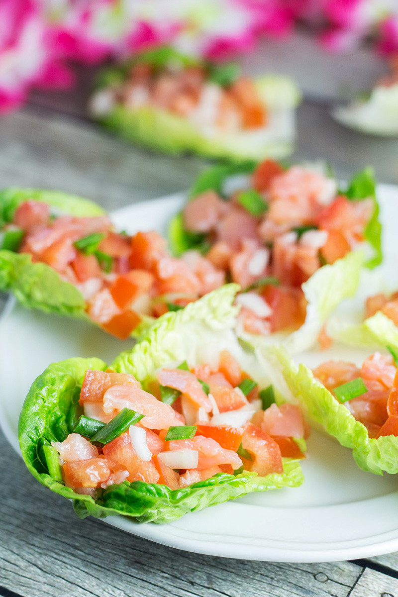 Tropical Side Dishes
 Lomi Lomi Salmon Recipe Just 4 ingre nts
