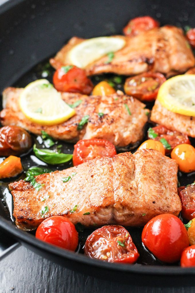 Trout Side Dishes
 This quick and easy pan fried rainbow trout can be served