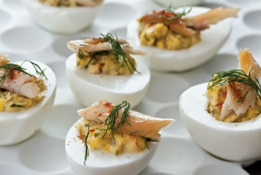 Trout Side Dishes
 Bobby Flay’s deviled eggs with smoked trout in