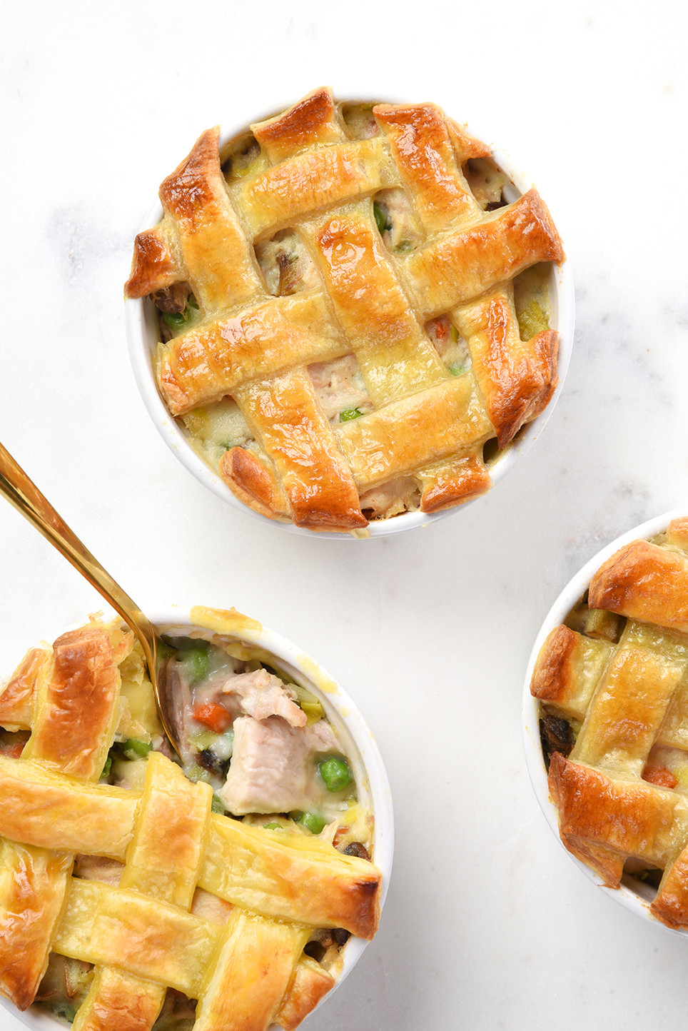 Turkey Pot Pie With Puff Pastry
 Mini Puff Pastry Turkey Pot Pies TurkeyTraditions Giveaway