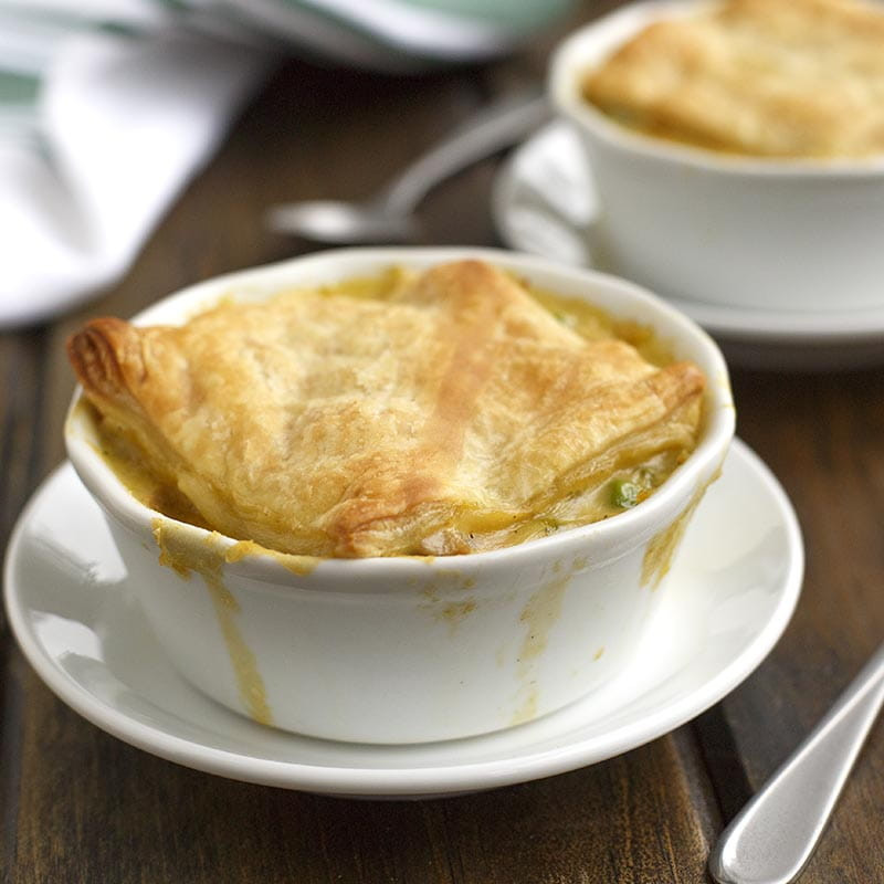 Turkey Pot Pie With Puff Pastry
 Puff Pastry Turkey Pot Pies