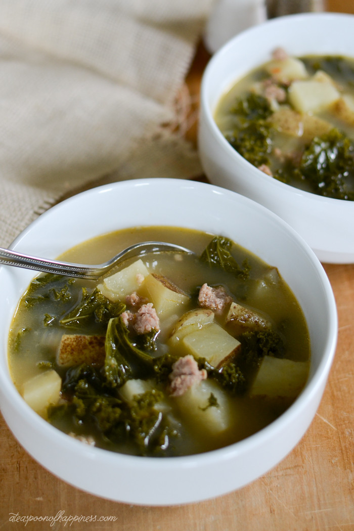 Turkey Sausage And Kale Soup
 Tuscan Turkey Sausage and Kale Soup Simply Whisked