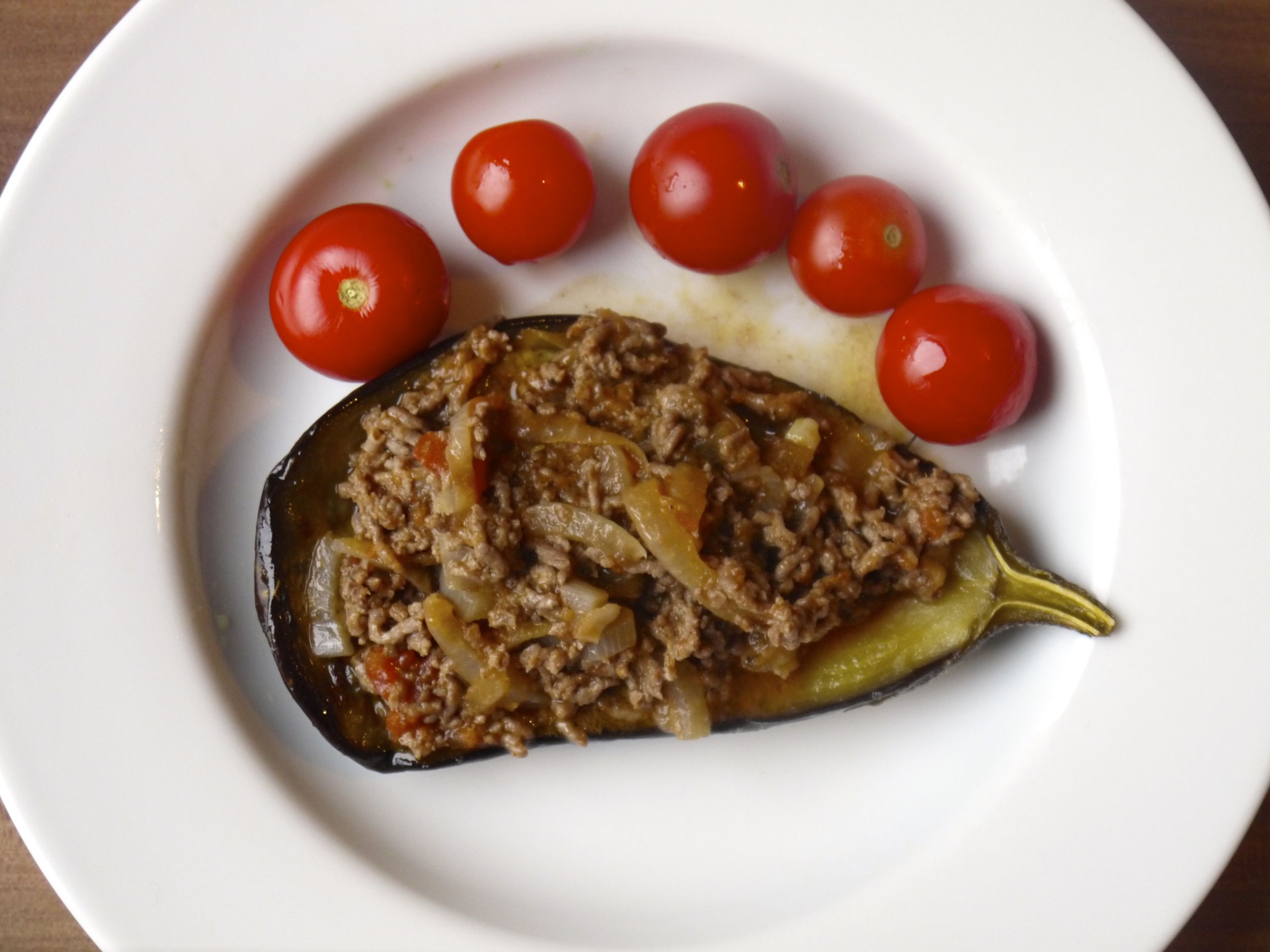Turkish Ground Beef
 turkish stuffed eggplant ground beef