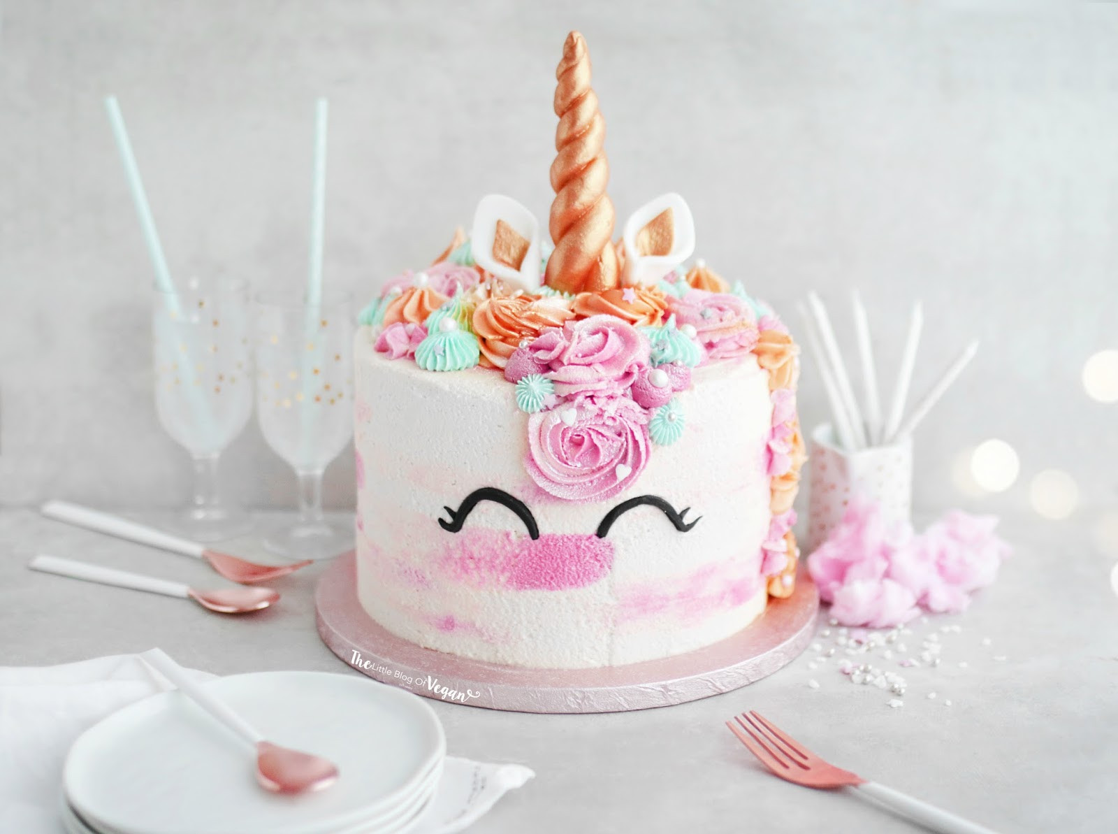 Unicorn Cake Recipe
 Vegan unicorn cake recipe