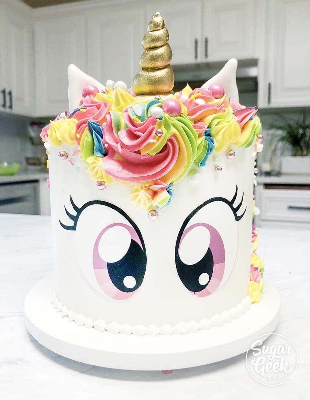 Unicorn Cake Recipe
 Rainbow Unicorn Cake Tutorial Free Eye Printable