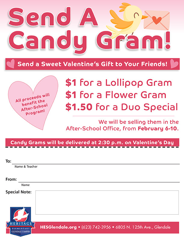 Valentines Day Candy Grams
 Candy Grams for Valentine s Day