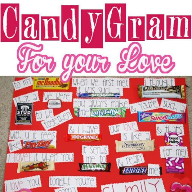 Valentines Day Candy Grams
 Candygram Card A perfect t for Valentine s Day