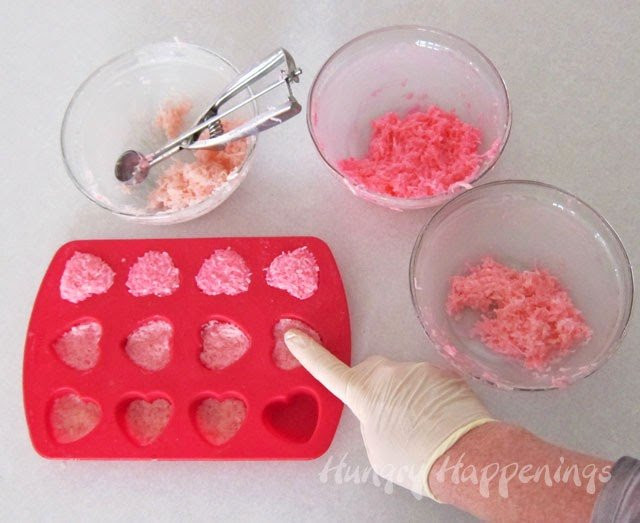 Valentines Day Candy Recipe
 Pink Ombre Creamy Coconut Hearts Hungry Happenings
