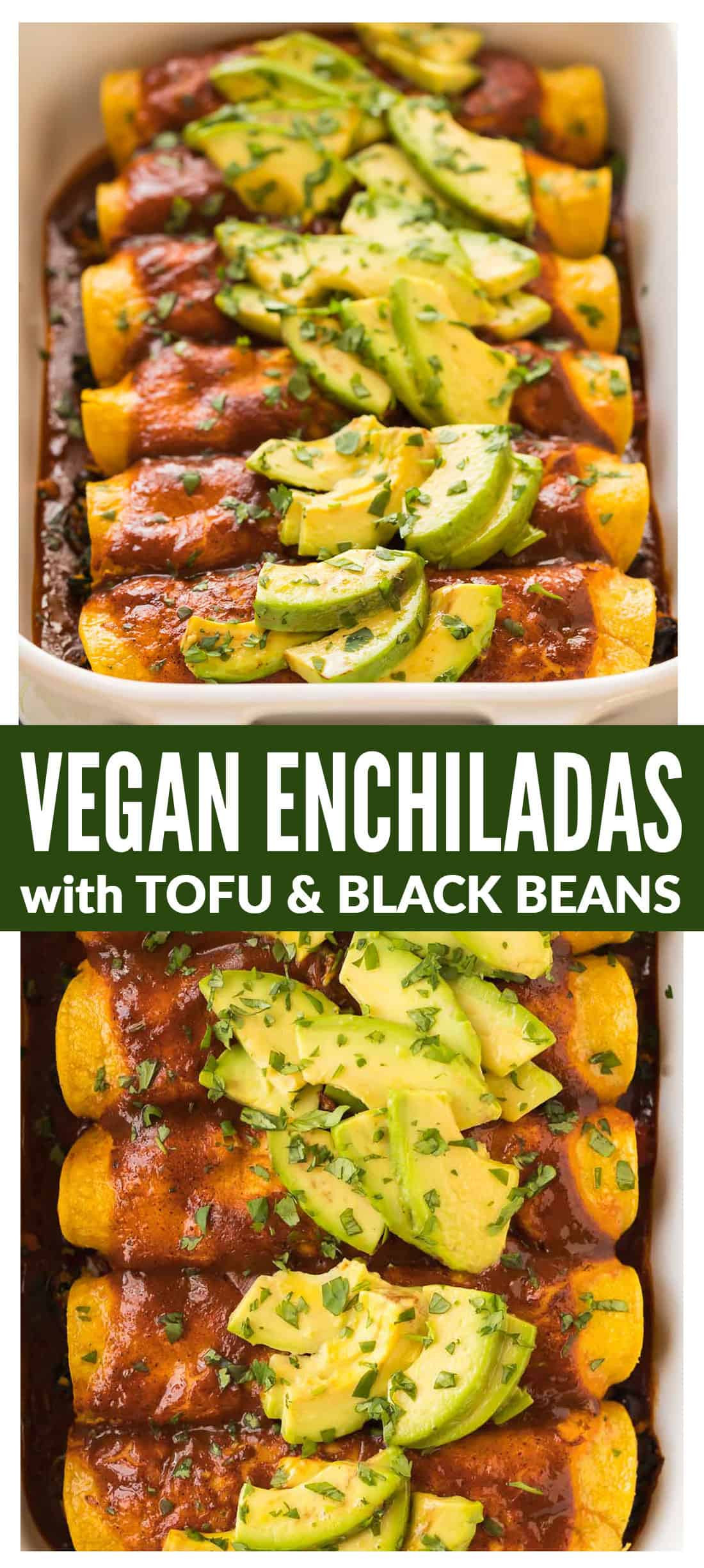 Vegan Enchiladas Recipe
 Vegan Enchiladas with Tofu and Black Beans