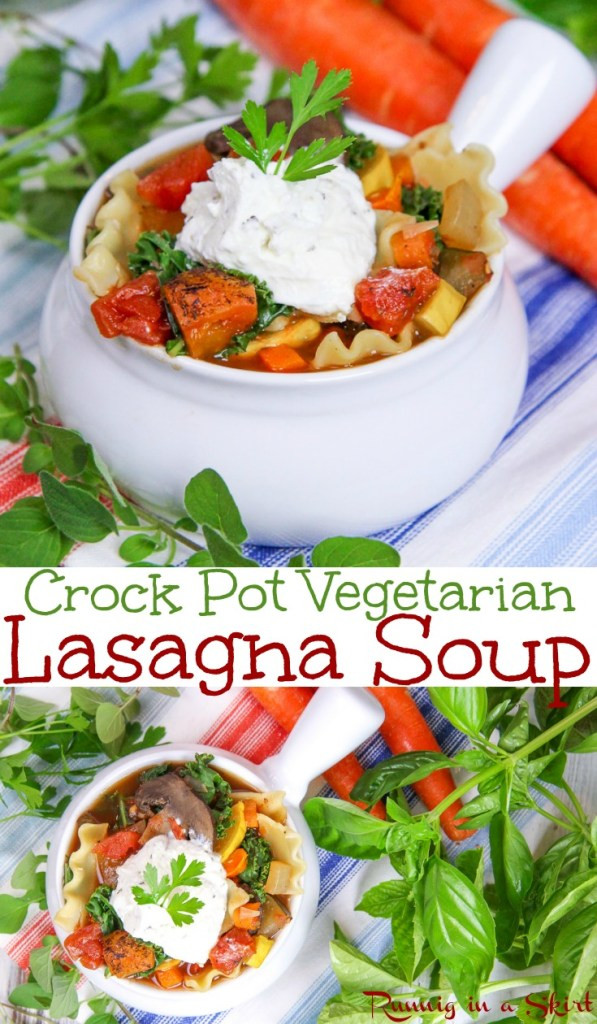 Vegan Lasagna Crock Pot
 Crock Pot Ve arian Lasagna Soup recipe