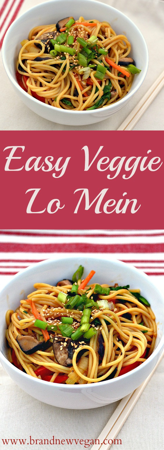 Vegan Lo Mein Recipes
 Easy Veggie Lo Mein Brand New Vegan