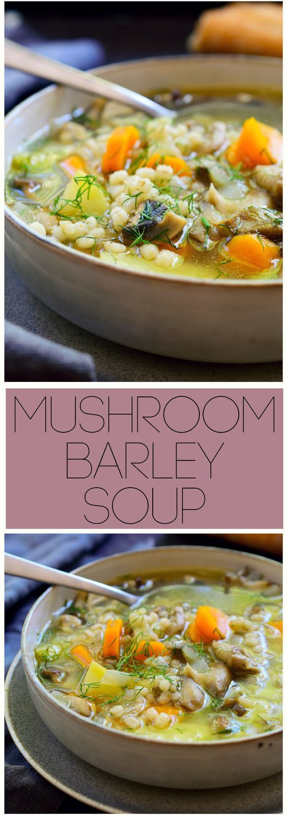 Vegan Mushroom Barley Soup
 Vegan Mushroom Barley Soup Recipe