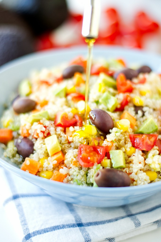 Vegan Quinoa Salad Recipes
 Simple Vegan Quinoa Salad