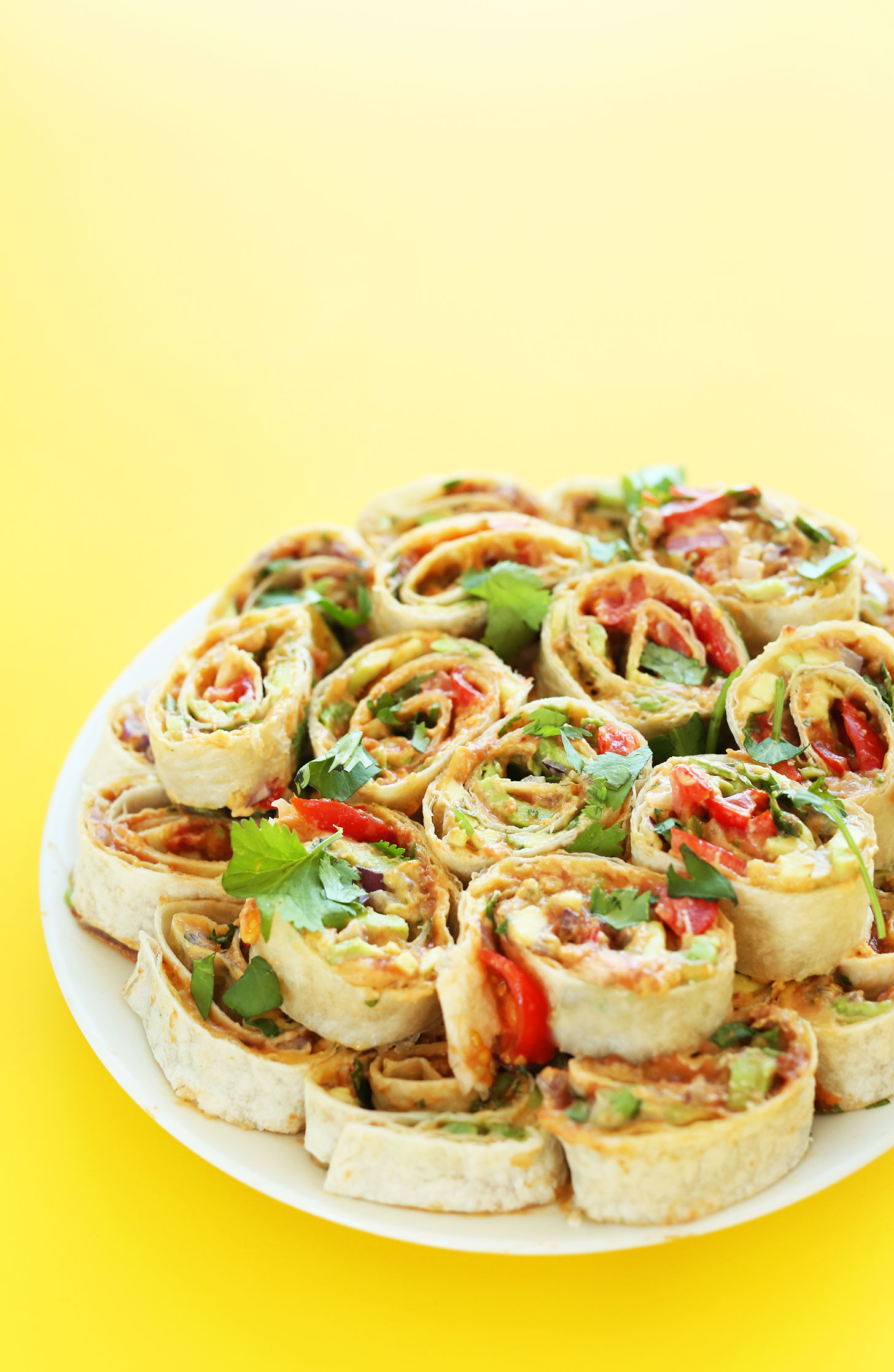 Vegan Snack Recipes
 Mexican Pinwheels