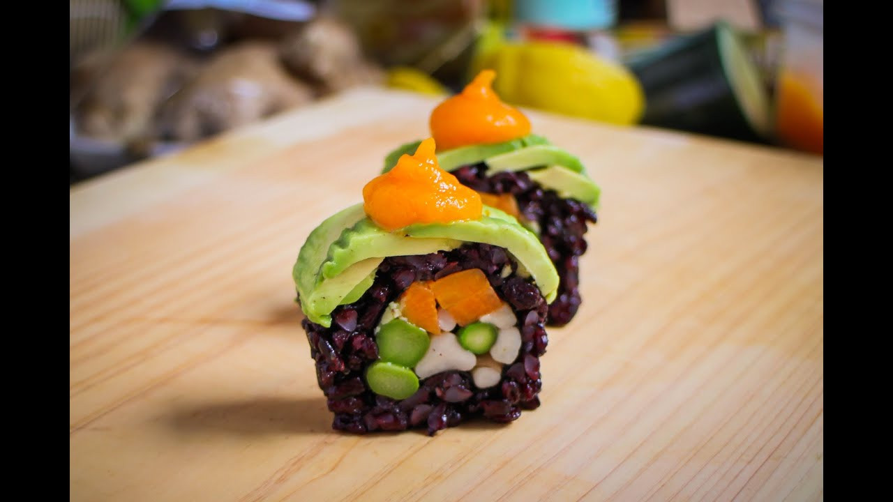 Vegan Snack Recipes
 Vegan Sushi Roll Recipe Amazing Vegan Food Recipe