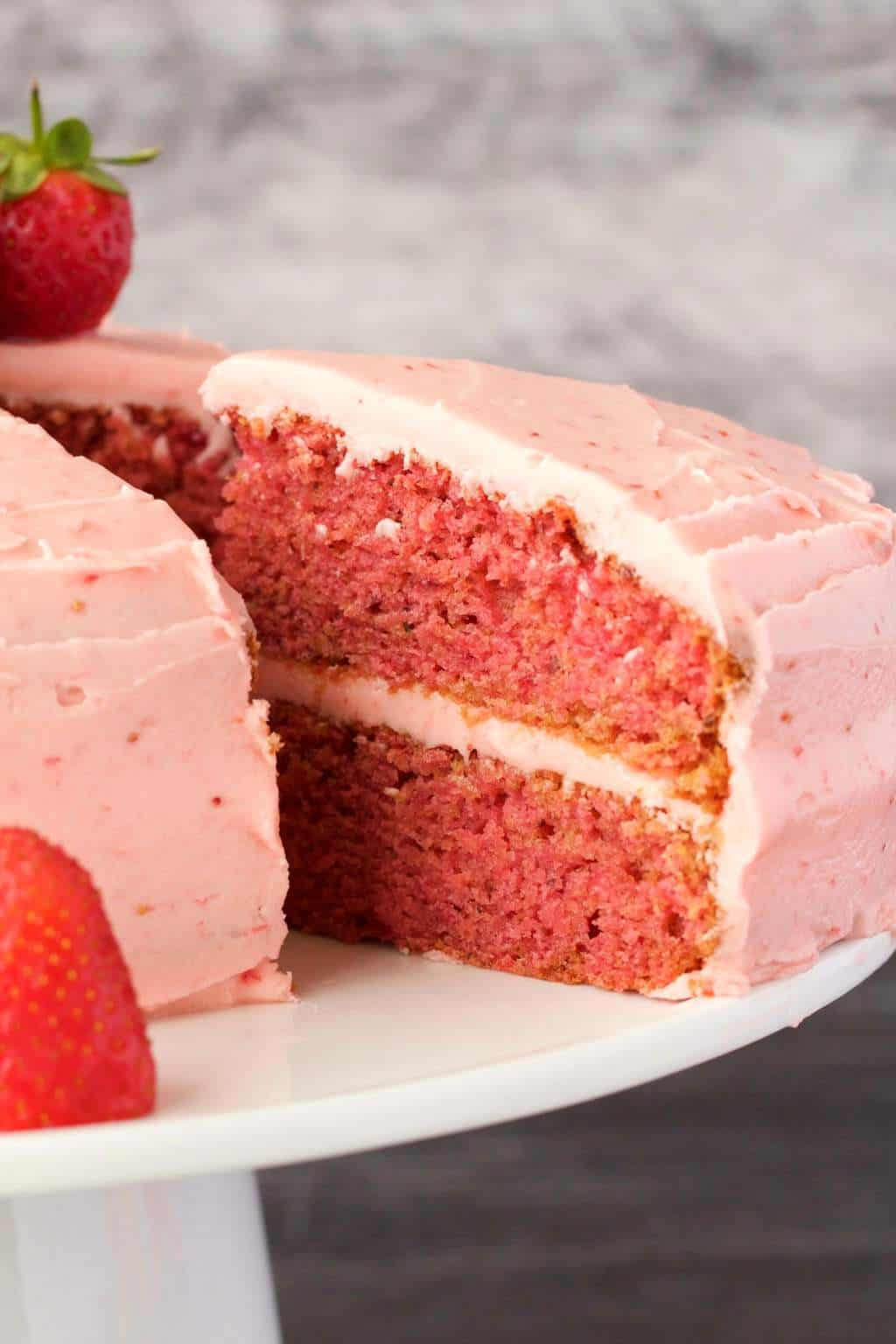 Vegan Strawberry Cake Recipe Best Of Vegan Strawberry Cake with Strawberry Frosting Loving It