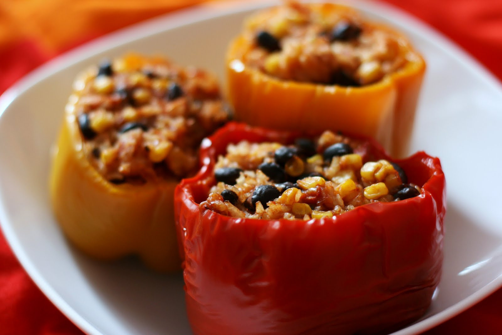 Vegan Stuffed Bell Peppers Recipe
 A Year of Slow Cooking Slow Cooker Ve arian Stuffed