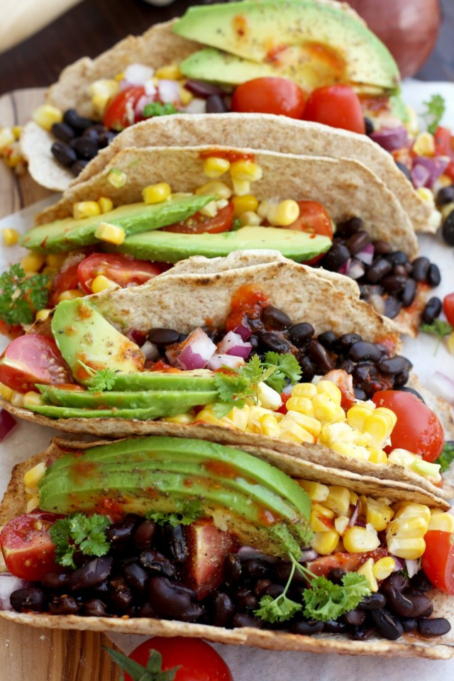 Vegan Tacos Recipes
 5 minute Easy Vegan Tacos • Happy Kitchen Rocks