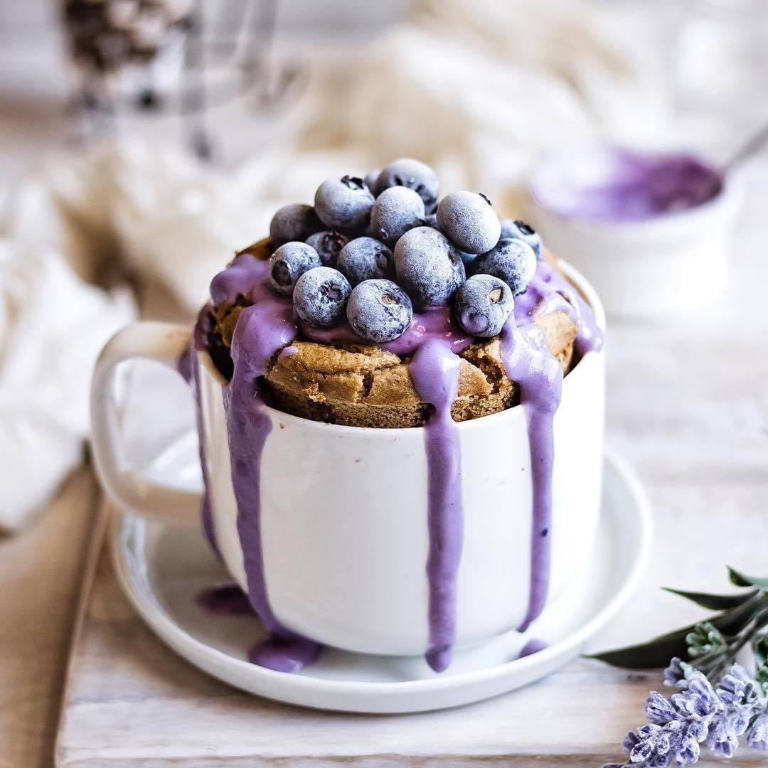 Vegan Vanilla Mug Cake
 BeingEpicNancy — Vegan vanilla mug cake 🎂topped with