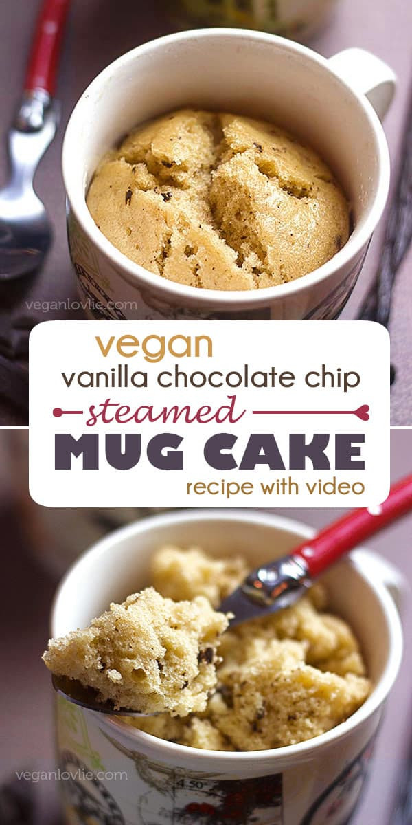 Vegan Vanilla Mug Cake
 e Bowl Vanilla Chocolate Chip Vegan Mug Cake Recipe