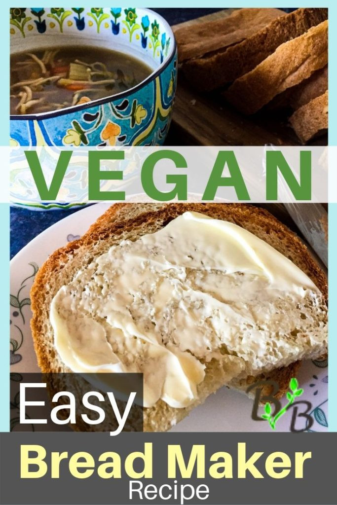 Vegan White Bread
 Every day vegan white bread EASY bread maker recipe