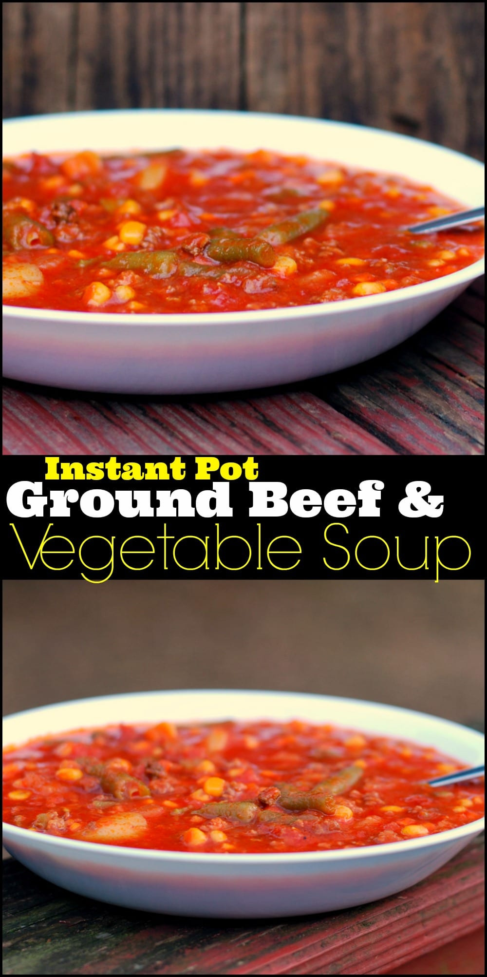 Vegetable Beef Soup Instant Pot
 Instant Pot Ground Beef & Ve able Soup Aunt Bee s Recipes
