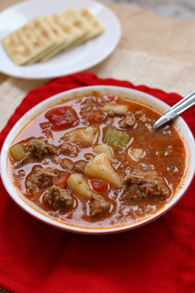 Vegetable Beef Soup Instant Pot
 Instant Pot Ve able Beef Soup 365 Days of Slow Cooking