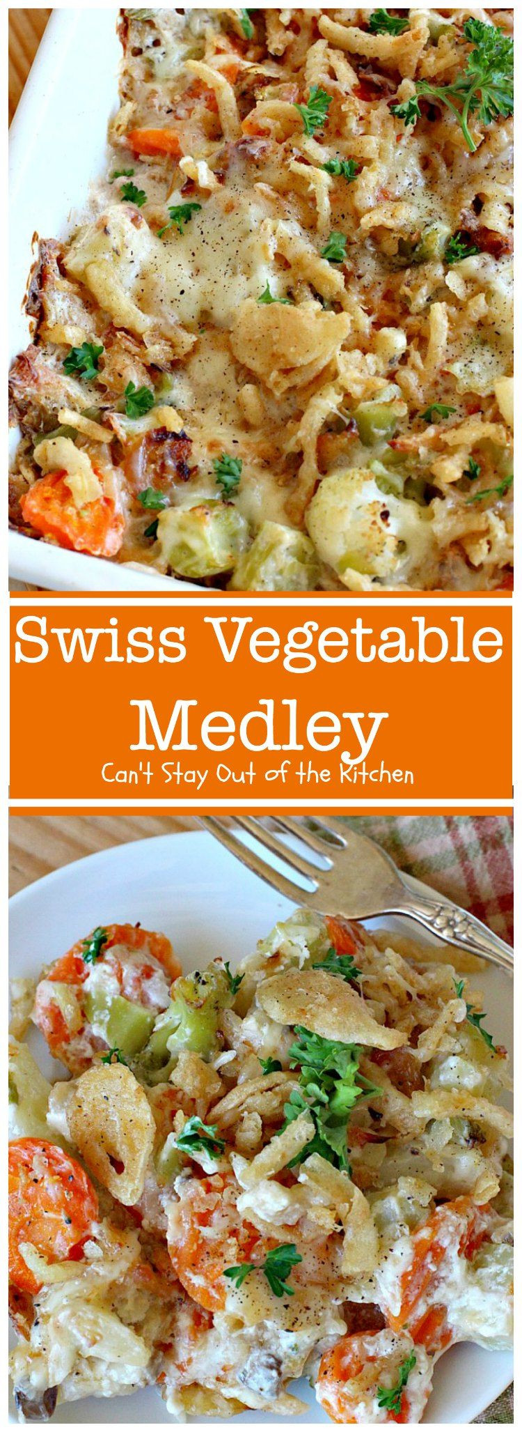 Vegetable Medley Casserole
 Swiss Ve able Medley Recipe