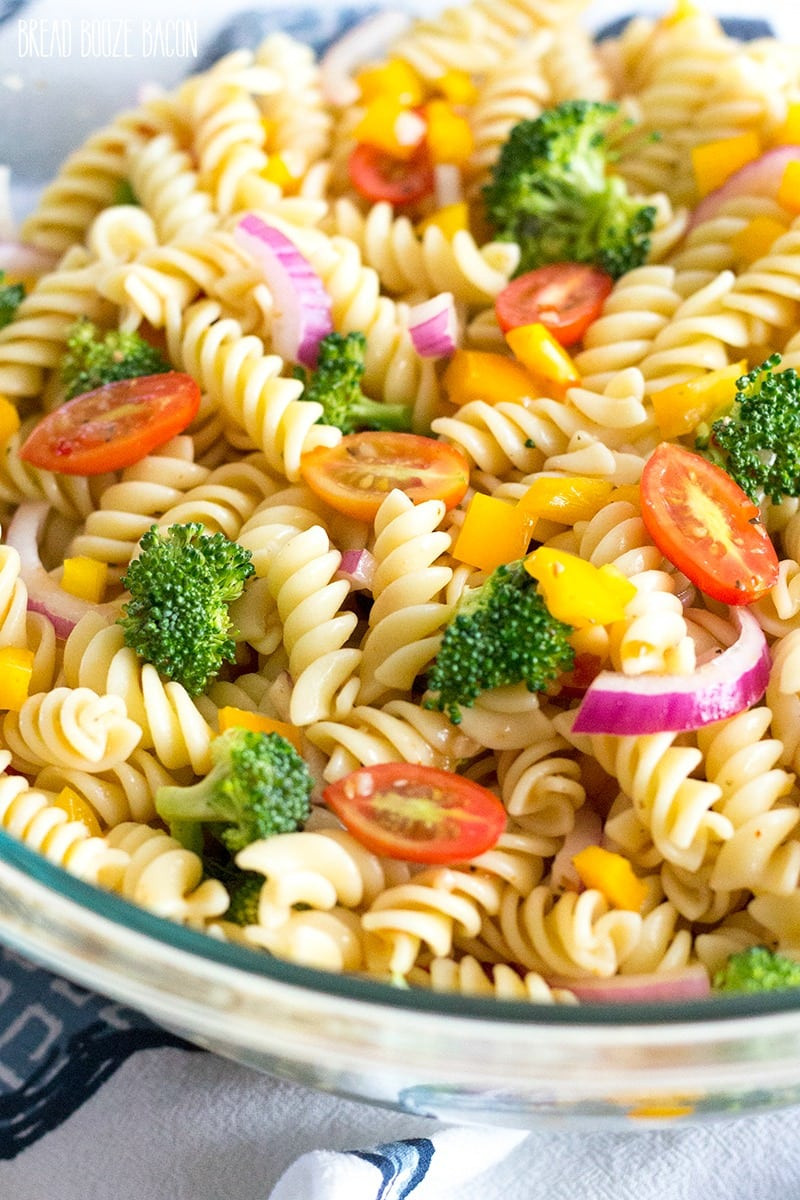 Vegetable Pasta Salad Recipes
 Easy Ve able Pasta Salad with Italian Dressing
