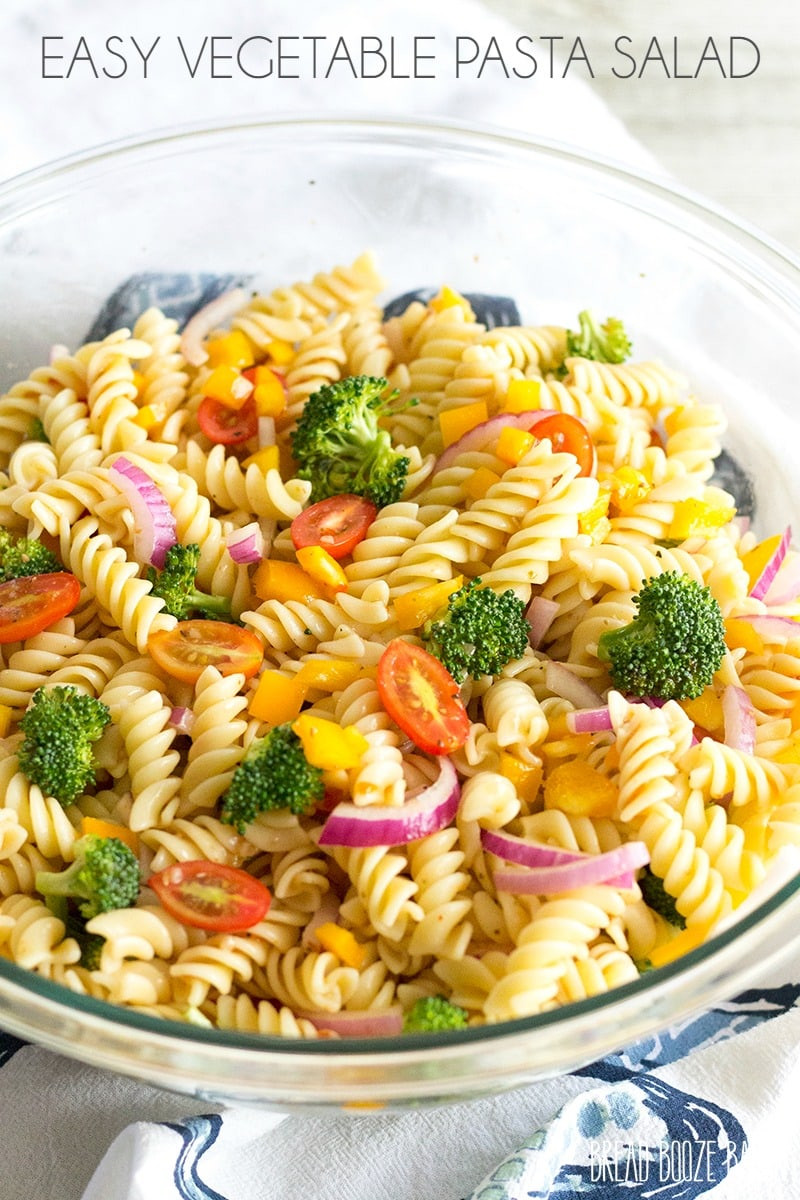 Vegetable Pasta Salad Recipes
 Easy Ve able Pasta Salad with Italian Dressing