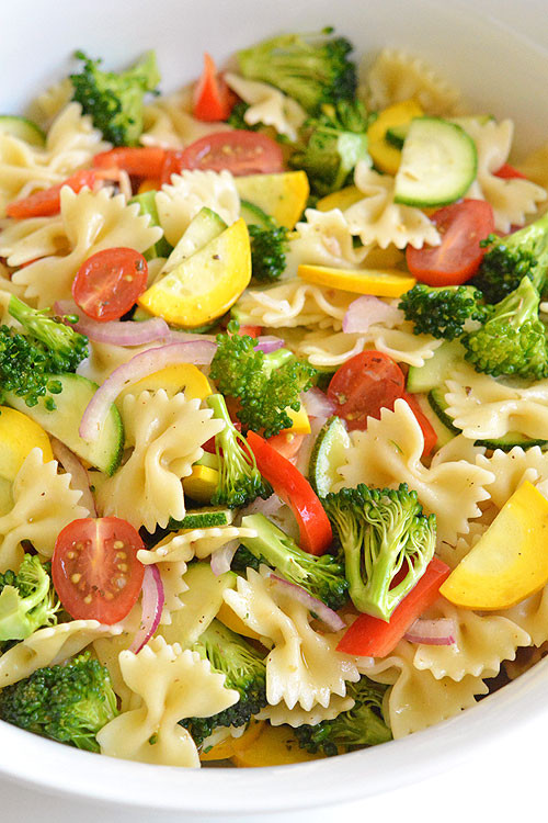 Vegetable Pasta Salad Recipes
 Garden Ve able Pasta Salad Recipe