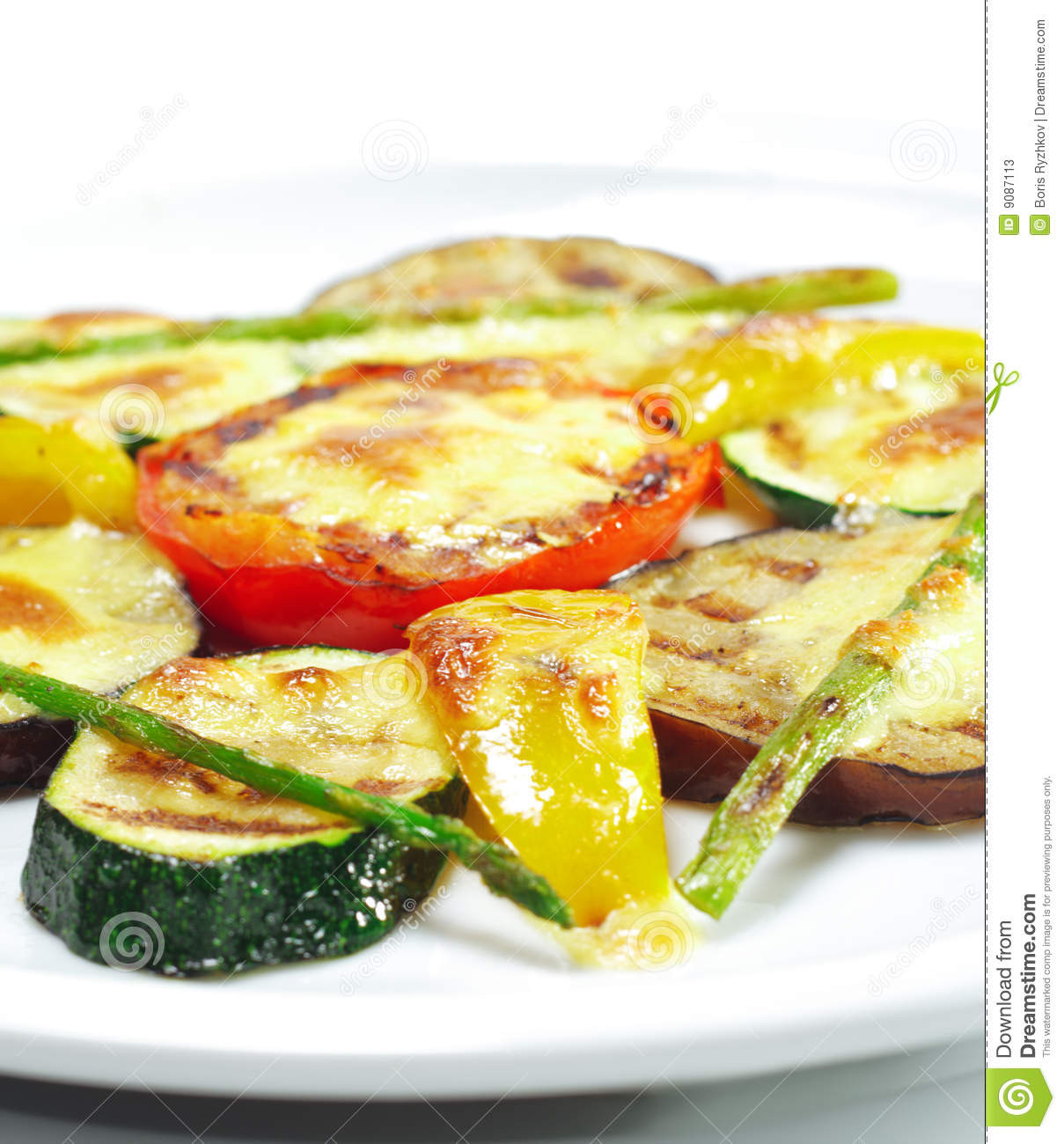 Vegetable Side Dishes For Bbq
 Side Dishes Grilled Ve ables Stock Image Image of