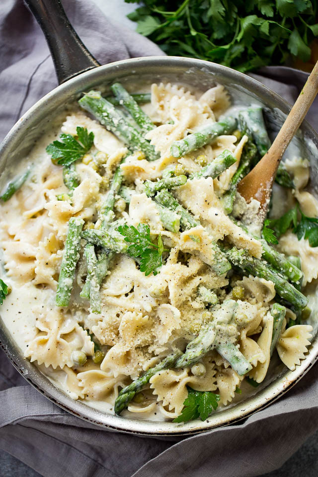 Vegetarian Asparagus Recipe
 Creamy Asparagus Pasta Recipe