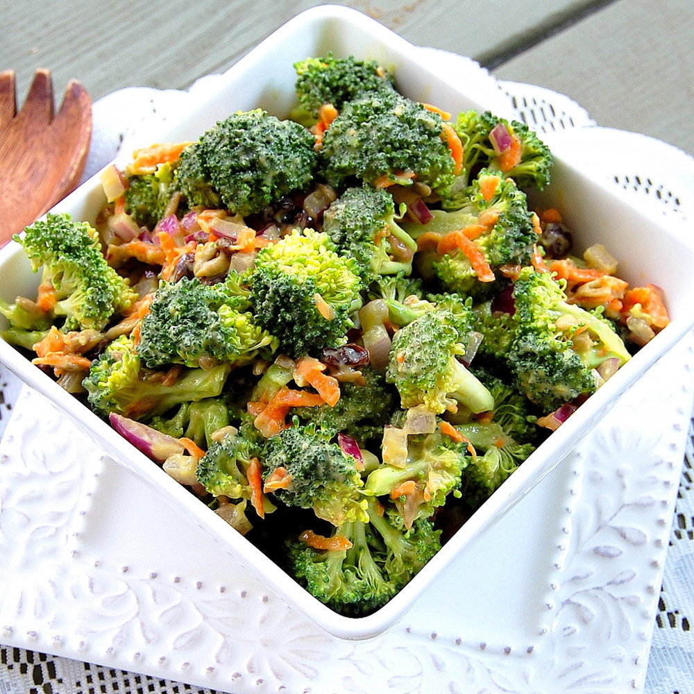 Vegetarian Broccoli Salad
 Vegan Broccoli Salad Pure Thyme