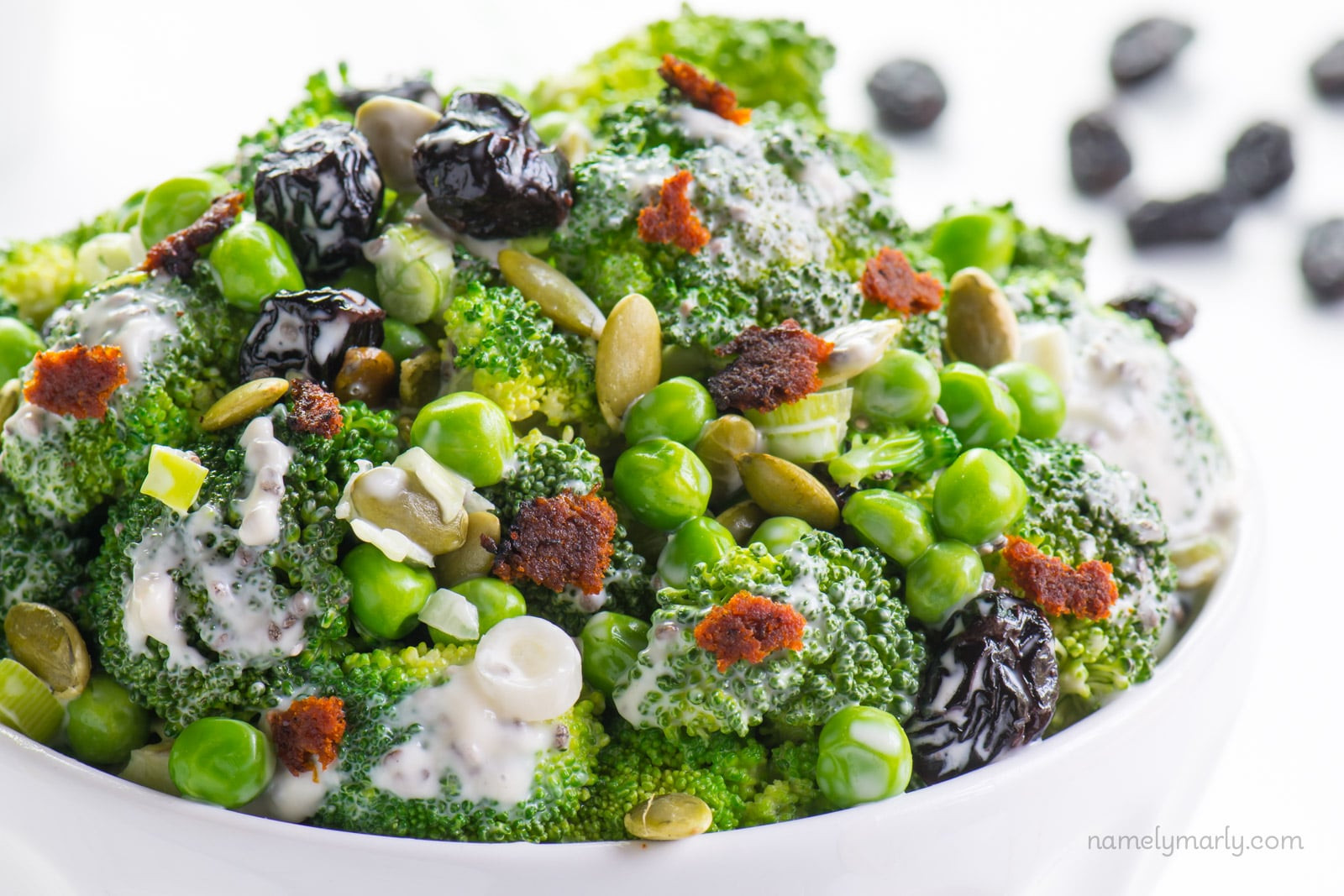 Vegetarian Broccoli Salad
 Vegan Broccoli Salad Namely Marly