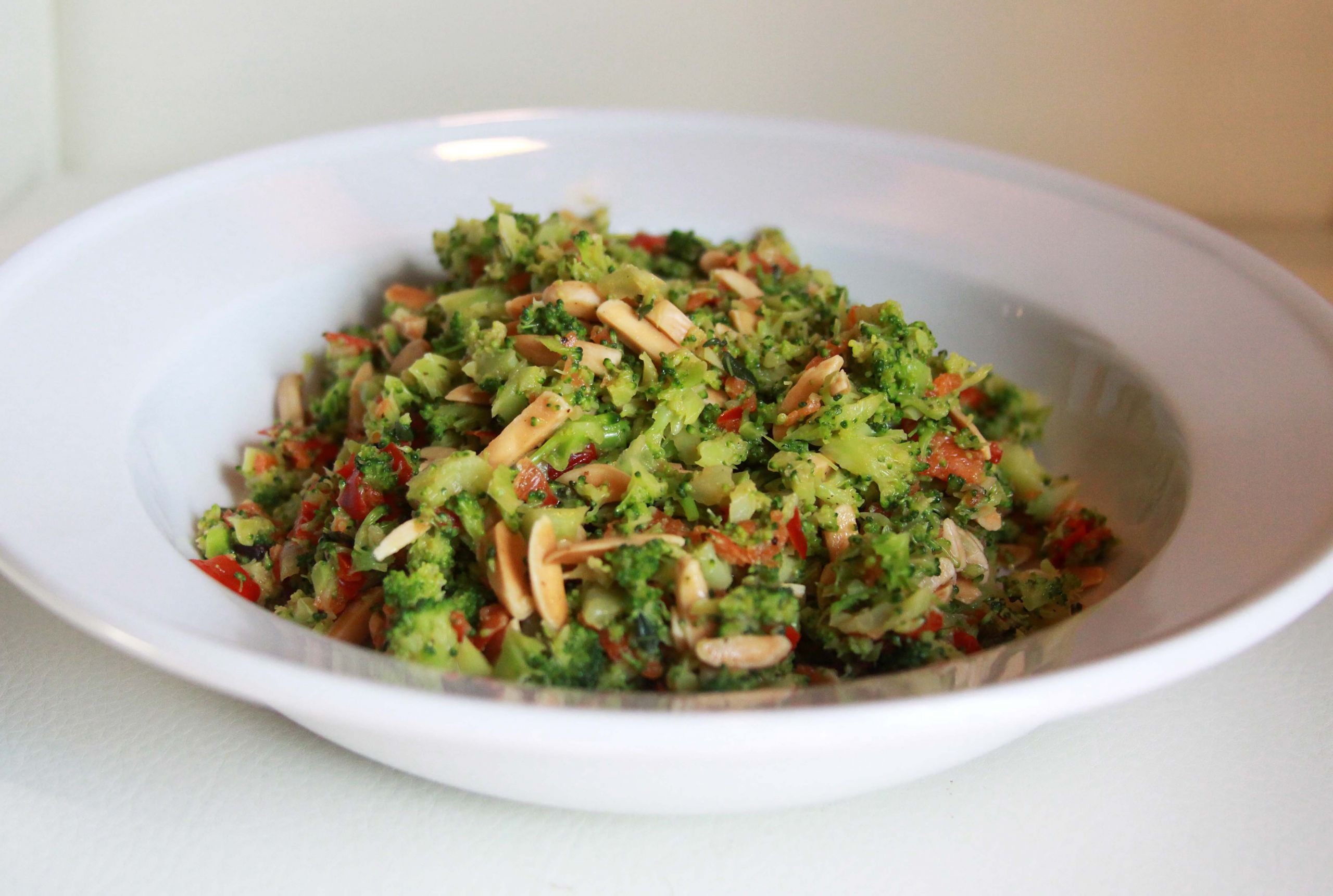 Vegetarian Broccoli Salad
 Oil Free Vegan Broccoli Almond Salad Espresso and