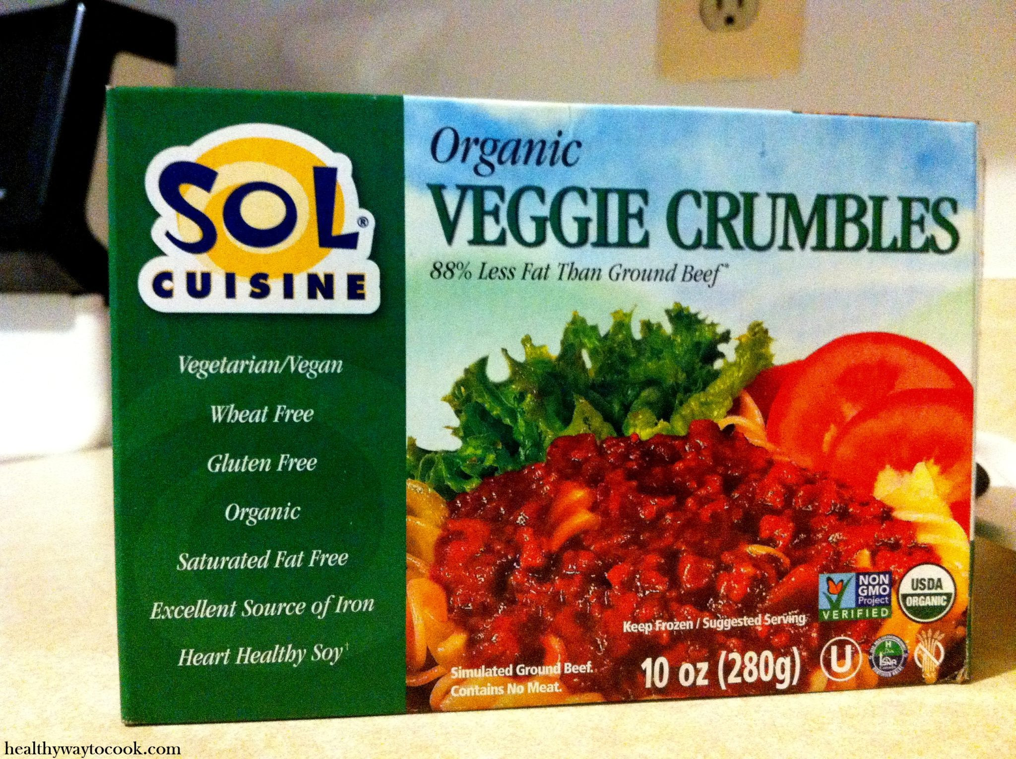 Vegetarian Ground Beef Substitute
 Product Review SoL Cuisine Veggie Crumbles