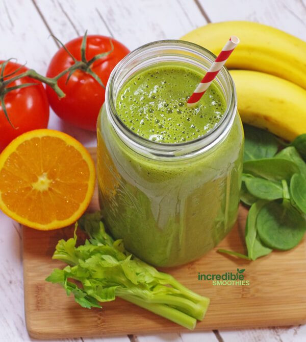 Veggie Fruit Smoothie Recipes
 Big Blend A Fruit and Ve able Super Green Smoothie Meal