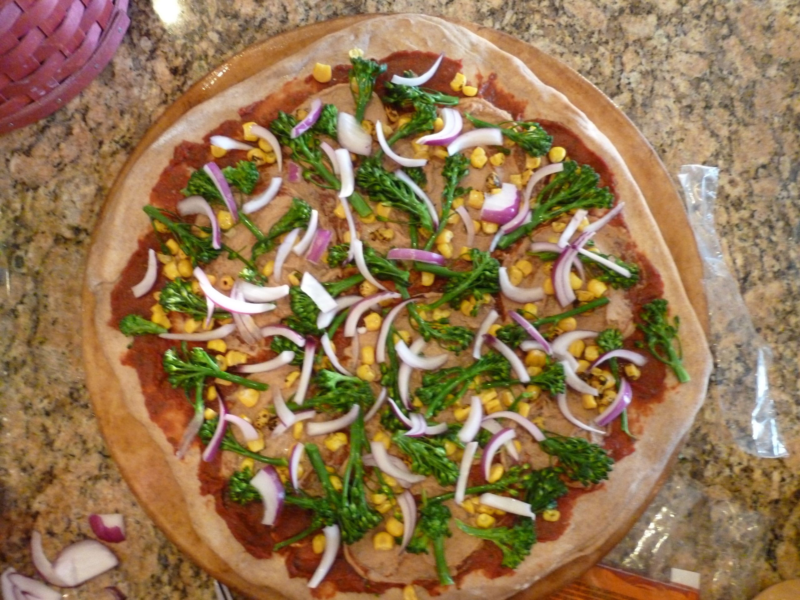 Veggie Pizza Toppings
 Vegan Two Cheese Veggie Pizza