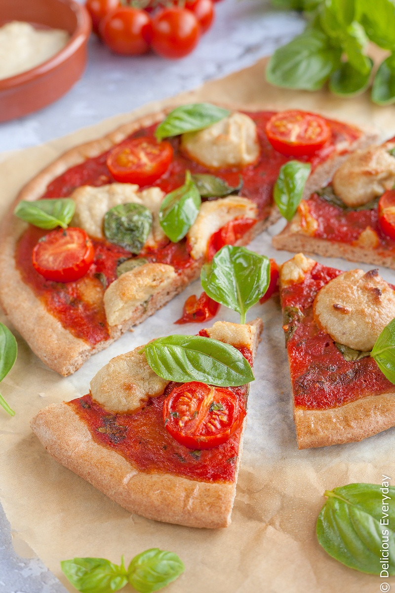 Veggie Pizza Toppings
 Vegan Pizza Recipe with Margherita Topping & Cashew Ricotta