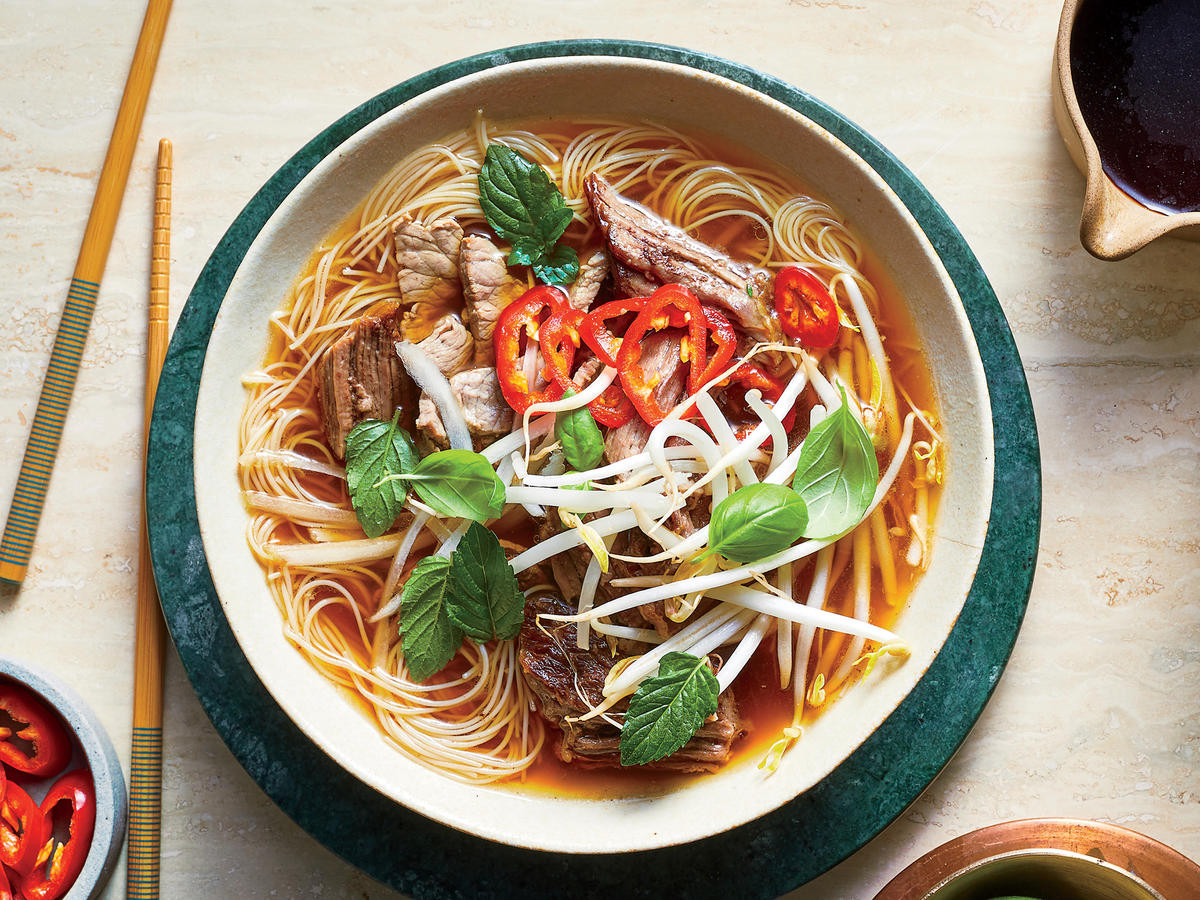 Vietnam Beef Noodle Soup
 Pho Style Vietnamese Beef and Noodle Soup Recipe Cooking
