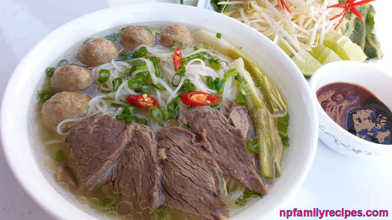 Vietnam Beef Noodle Soup
 Vietnamese Beef Noodle Soup Recipe Phở Bò NPFamily Recipes
