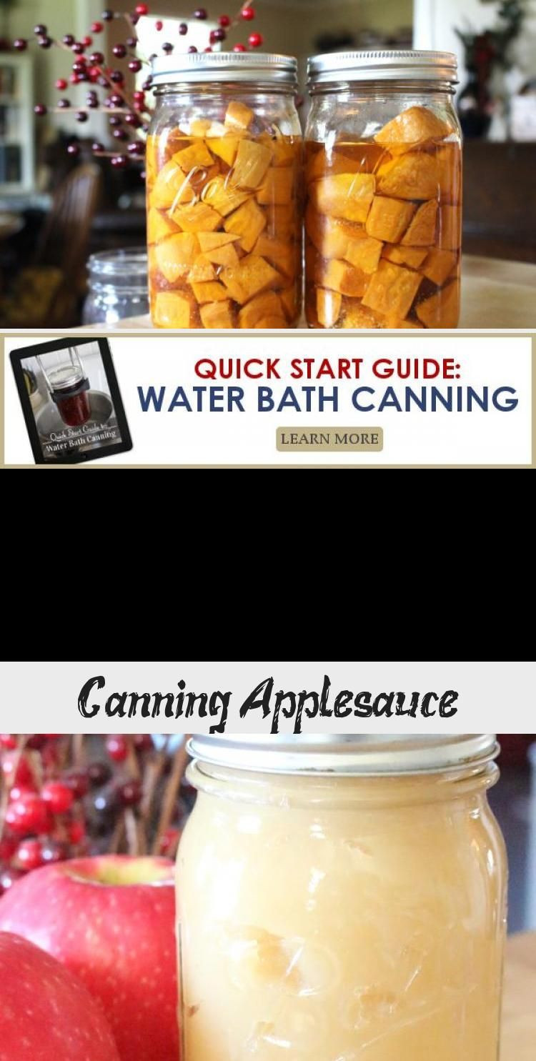 Water Bath Canning Applesauce
 Canning applesauce is an easy water bath canning recipe
