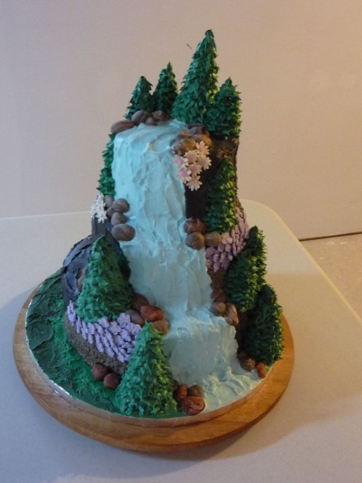 Waterfalls Wedding Cakes
 nature theme cake Waterfalls Cake …