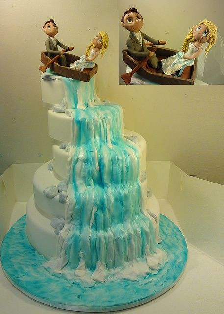 Waterfalls Wedding Cakes
 waterfall cake wedding cake