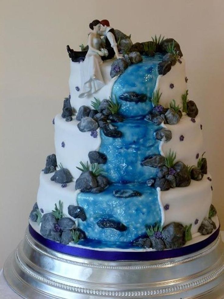 Waterfalls Wedding Cakes
 29 Amazing Waterfall Wedding Cakes Ideas