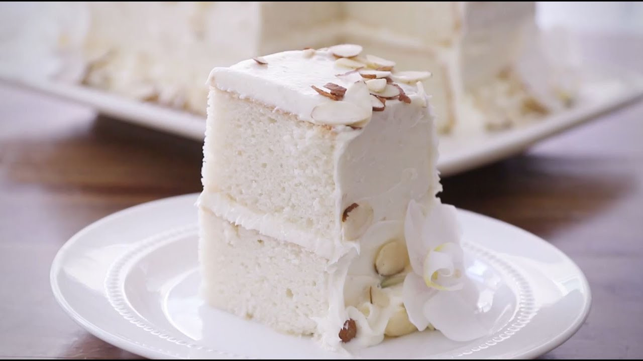 Wedding Cake Recipes
 How To Make White Almond Wedding Cake
